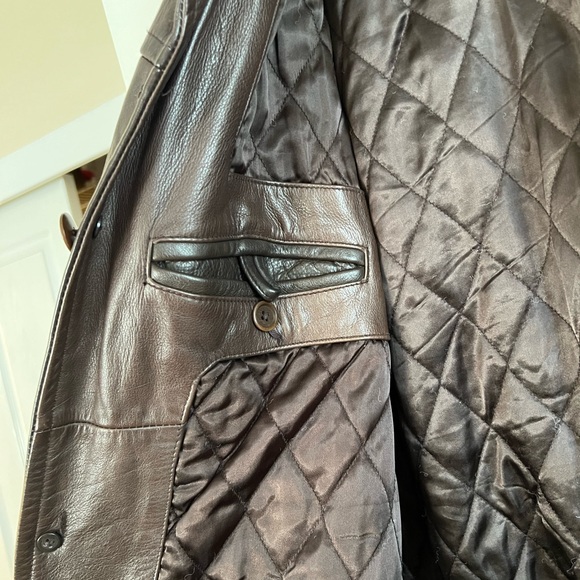 GAP Jackets & Coats Original 9s Mens Gap Leather Coat Poshmark